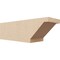 Ekena Millwork 6in. W x 6in. H x 20in. L Burlington Woodgrain TimberThane Rafter Tail, Primed Tan RFTUR06X06X20BURRCPR - alternate 1